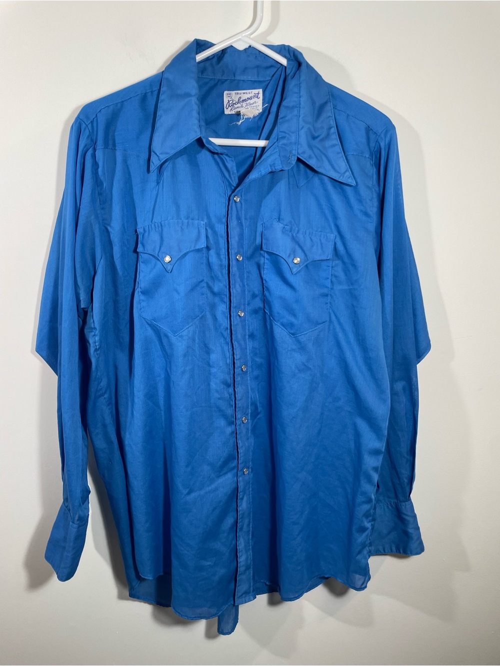 Vintage Rockmount Ranch western shirt pearl snaps L-XL